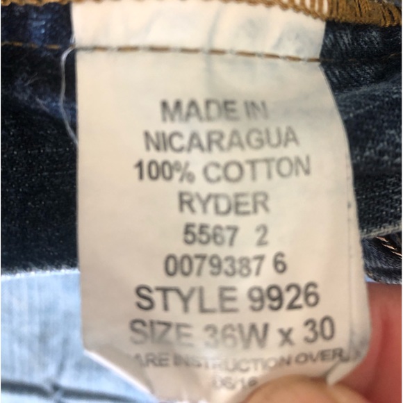 Red camel Jeans- 36W X 30 - Picture 3 of 5